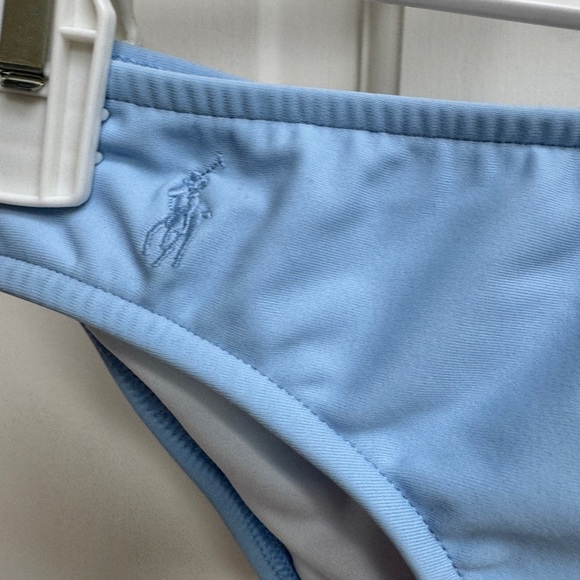 NWOT Polo Ralph Lauren 2T Girls Blue Bikini Bottom Swimsuit Bathingsuit - Picture 2 of 6